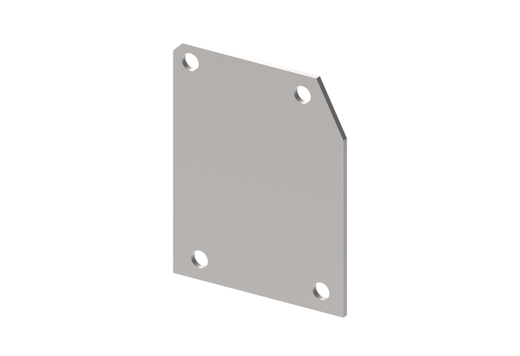 10-5004 End plate raw 100 pcs & pop rivets 400 pcs