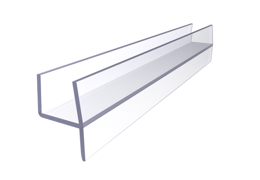 [10-7016] 10-7016 PVC h-Seal 3200mm for 10mm Glass