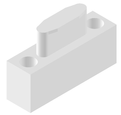 [10-6062] 10-6062 Last panel guide (includes 2 scews)