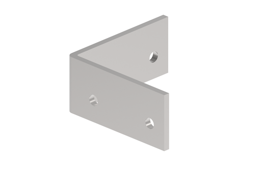 [10-5013] 10-5013 RST 90° Corner brace, raw (200 pcs/box)+poprivets (800 pcs)
